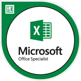 MOS Excel Badge